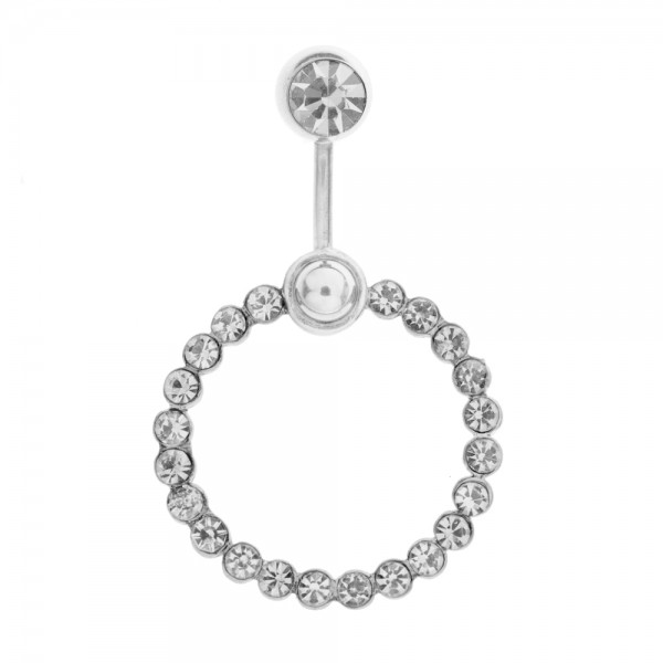Piercing ombligo círculo de acero - Karissma