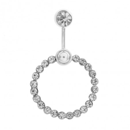 Piercing ombligo círculo de acero - Karissma