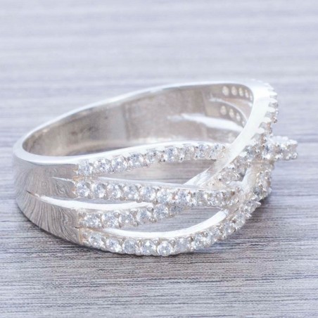 Anillo trenzado Plata de Ley 925