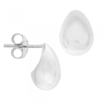 Pendientes gota inflada Plata de Ley - Karissma 2