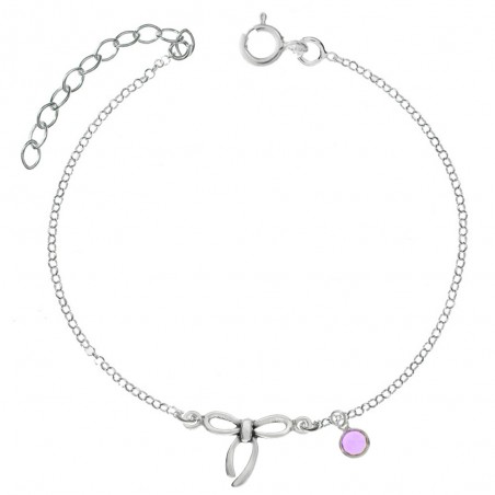 Tobillera lazo Plata de Ley