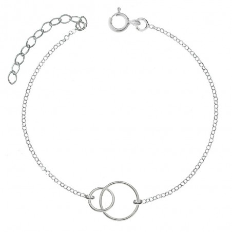 Tobillera doble karma Plata de Ley 925 | Karissma