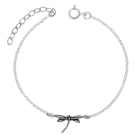 Tobillera libélula Plata de Ley | Karissma