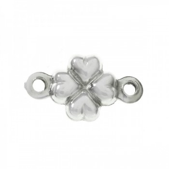 Tobillera tres mini trébol Plata de Ley 925 | Karissma 2