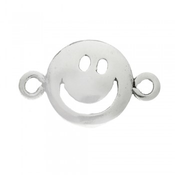 Tobillera Smiley Plata de Ley 925 | Karissma 2
