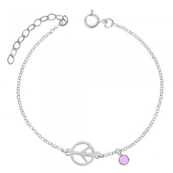 Pulsera gotas topacio místico Plata de Ley 925 - Karissma