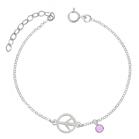 Pulsera gotas topacio místico Plata de Ley 925 - Karissma