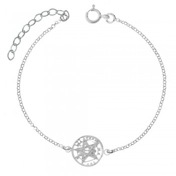 Tobillera tetragrámaton Plata de Ley 925 | Karissma