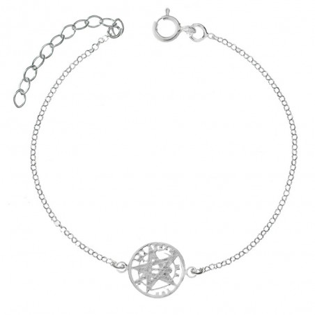 Tobillera tetragrámaton Plata de Ley 925 | Karissma