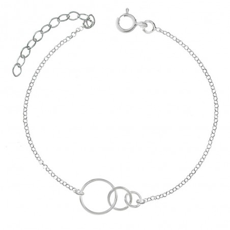 Tobillera triple Karma Plata de Ley 925 | Karissma