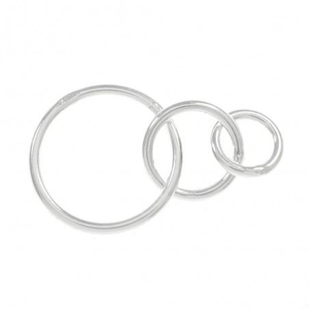 Tobillera triple Karma Plata de Ley 925 | Karissma