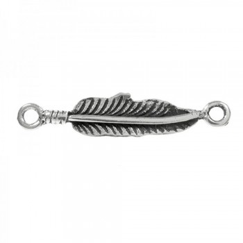 Tobillera pluma Plata de Ley - Karissma 2