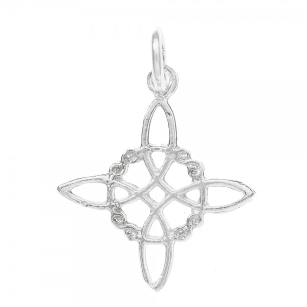 Collar nudo de bruja Plata de Ley| Karissma