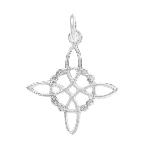 Collar nudo de bruja Plata de Ley| Karissma