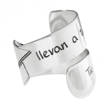 Anillo graduación personalizado Plata de Ley - Karissma