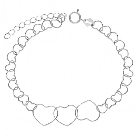 Pulsera mil y un corazones Plata de Ley | Karissma