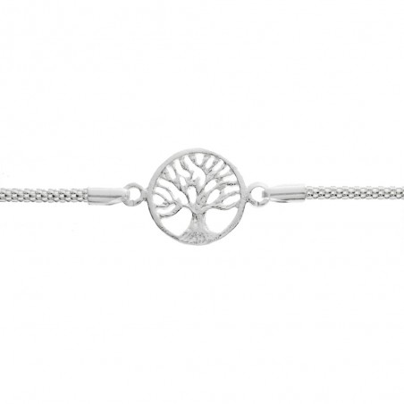 Pulsera coreana árbol de la vida Plata de Ley | Karissma