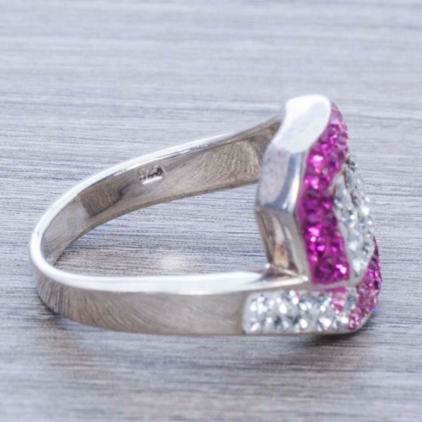 Anillo con cristal Swarovski Cuadrado en Degradé