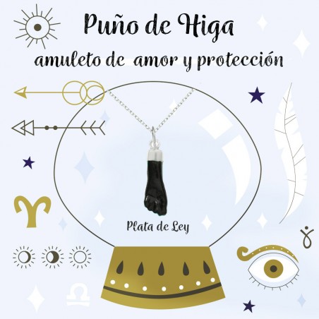 Amuleto puño de Higa Plata de Ley