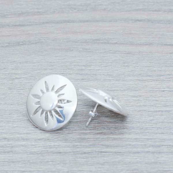 Pendientes sol Plata de Ley 925