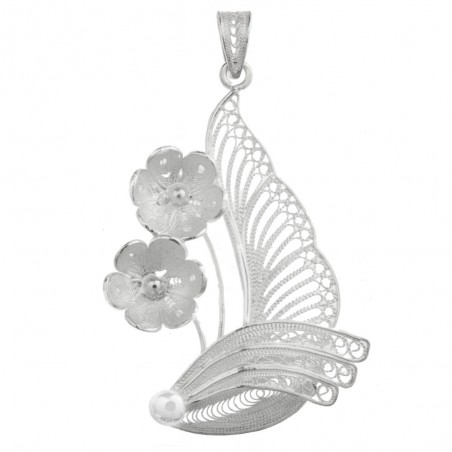 Pendientes flores filigrana cordobesa Plata de Ley 925 - Karissma