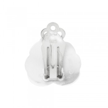 Pendientes clips gajos Plata de Ley 925 2