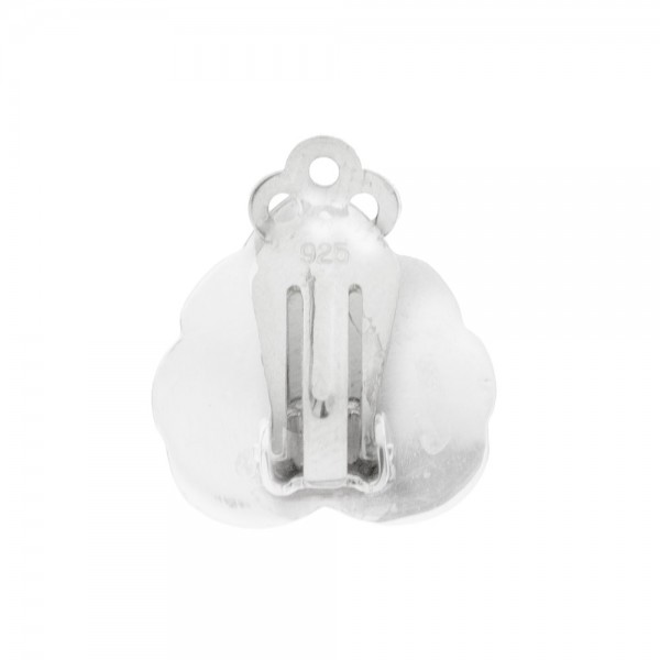 Pendientes clips gajos Plata de Ley 925