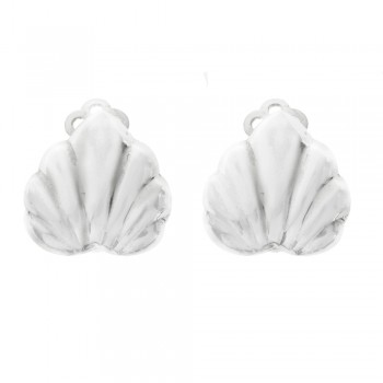 Pendientes clips gajos Plata de Ley 925