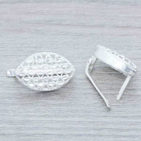 Pendientes cierre catalán Plata de Ley 925