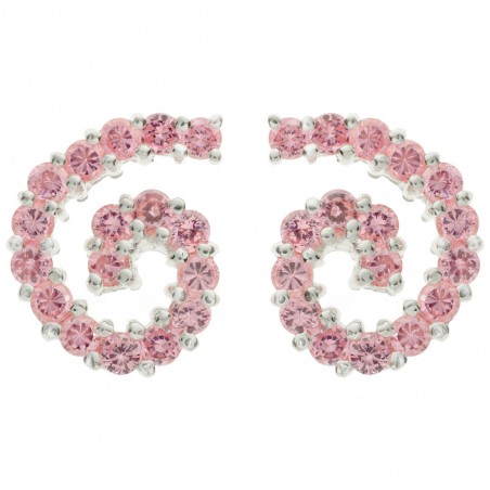 Pulsera cuarzo rosa oval Plata de Ley - Karissma