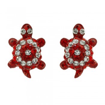 Pendientes tortuga Plata de Ley 925 2