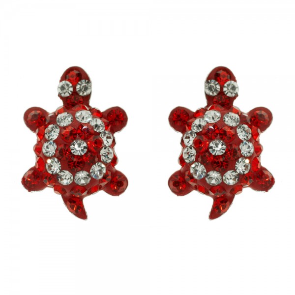 Pendientes tortuga Plata de Ley 925