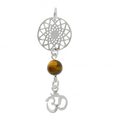 Doble amuleto Mandala & Om Plata | Karissma