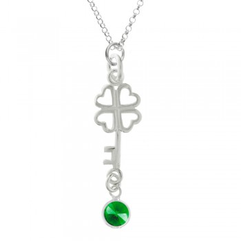 Amuleto Trébol de la Suerte Plata | Karissma