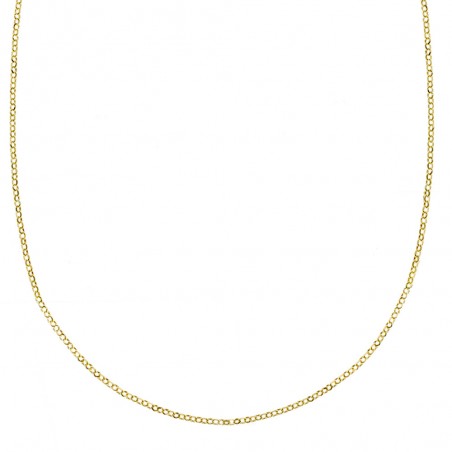 Cadena Roló ajustable dorada Plata de Ley 925 - Karissma