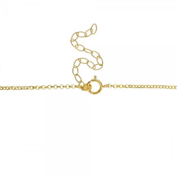 Cadena Roló ajustable dorada Plata de Ley 925 - Karissma