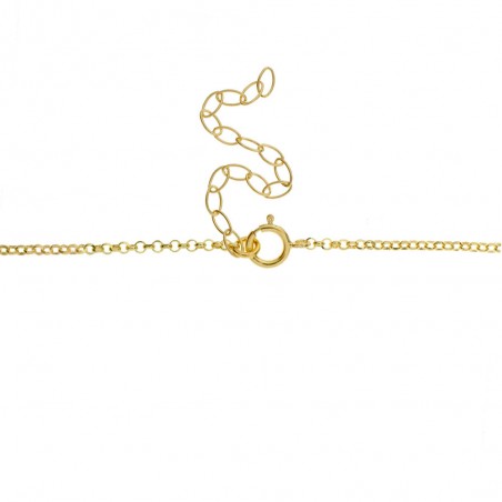 Cadena Roló ajustable dorada Plata de Ley 925 - Karissma