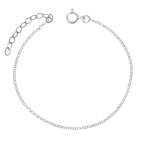 Tobillera Roló Plata de Ley | Karissma