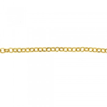 Tobillera dorada Roló Plata de Ley | Karissma 2