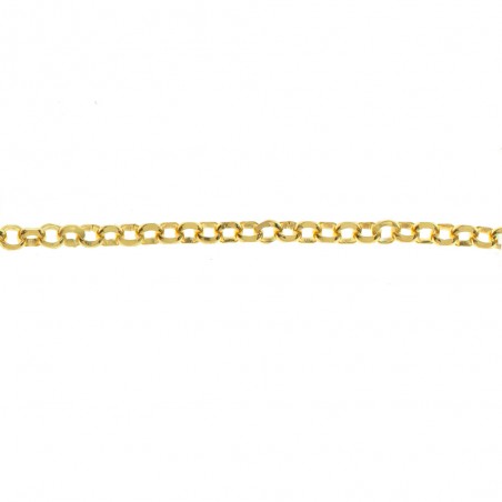 Tobillera dorada Roló Plata de Ley | Karissma