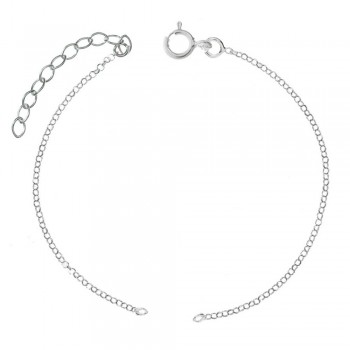 Pulsera roló para añadir entrepieza Plata de Ley | Karissma