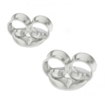 Abalorio mariposa para pendientes en Plata de Ley 925