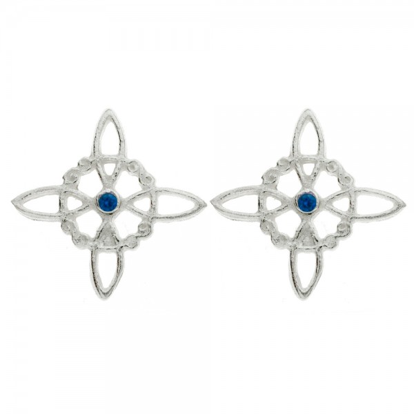 Pendientes Nudo de Bruja Plata de Ley - Karissma