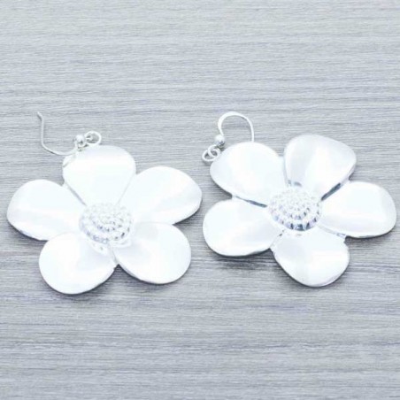 Pendientes flor Plata de Ley 925