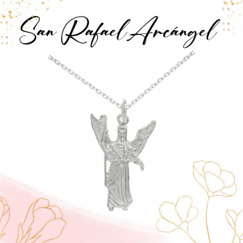 Medalla Arcángel San Rafael Plata de Ley | Karissma