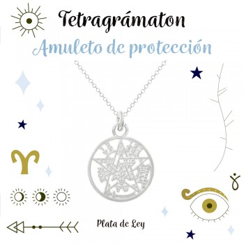 Colgante tetragrámaton Plata de Ley | Karissma