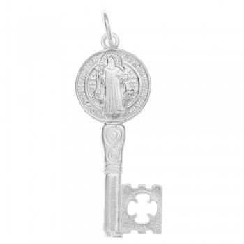 Llave escapulario San Benito Plata de Ley | Karissma 2