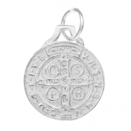 Escapulario San Benito Plata de Ley - Karissma