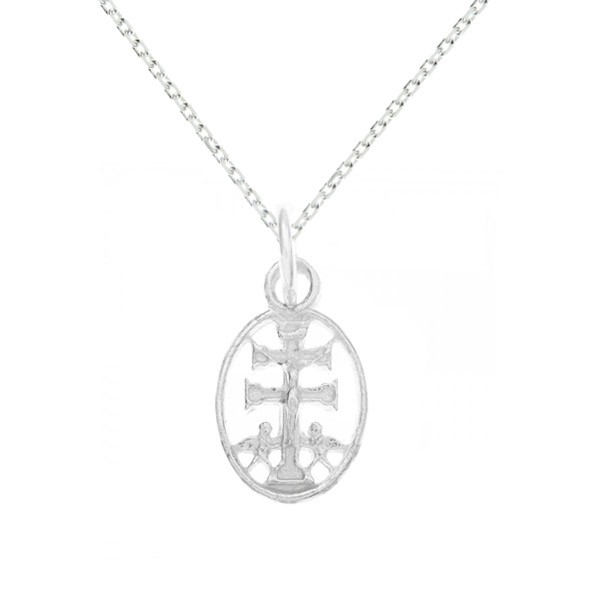 Medalla cruz de Caravaca Plata de Ley | Karissma