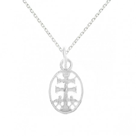 Medalla cruz de Caravaca Plata de Ley | Karissma